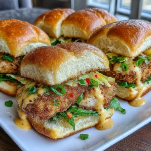 Bang Bang Chicken Sliders