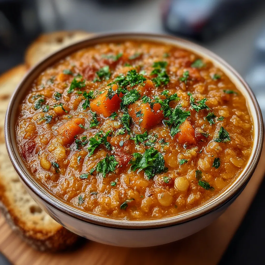Carrot Lentil Soup