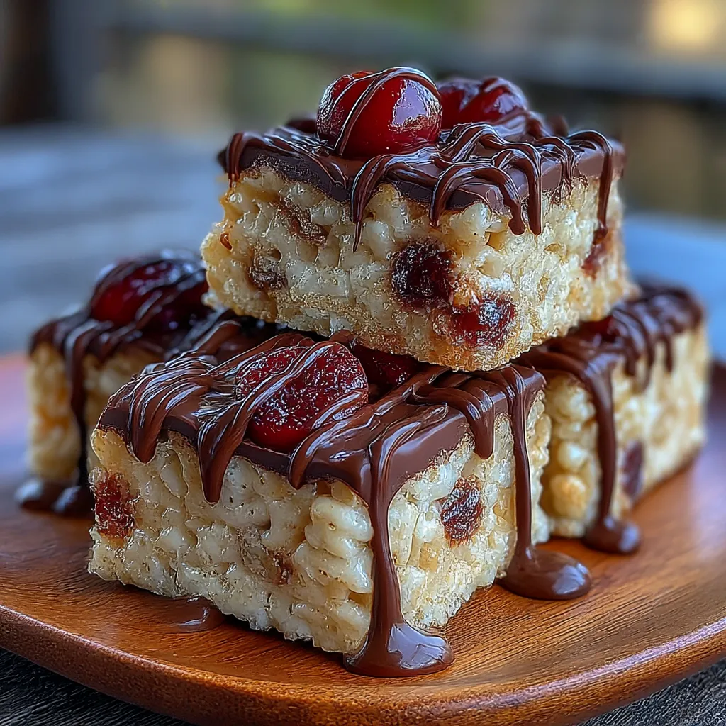 Cherry Rice Krispie Treats