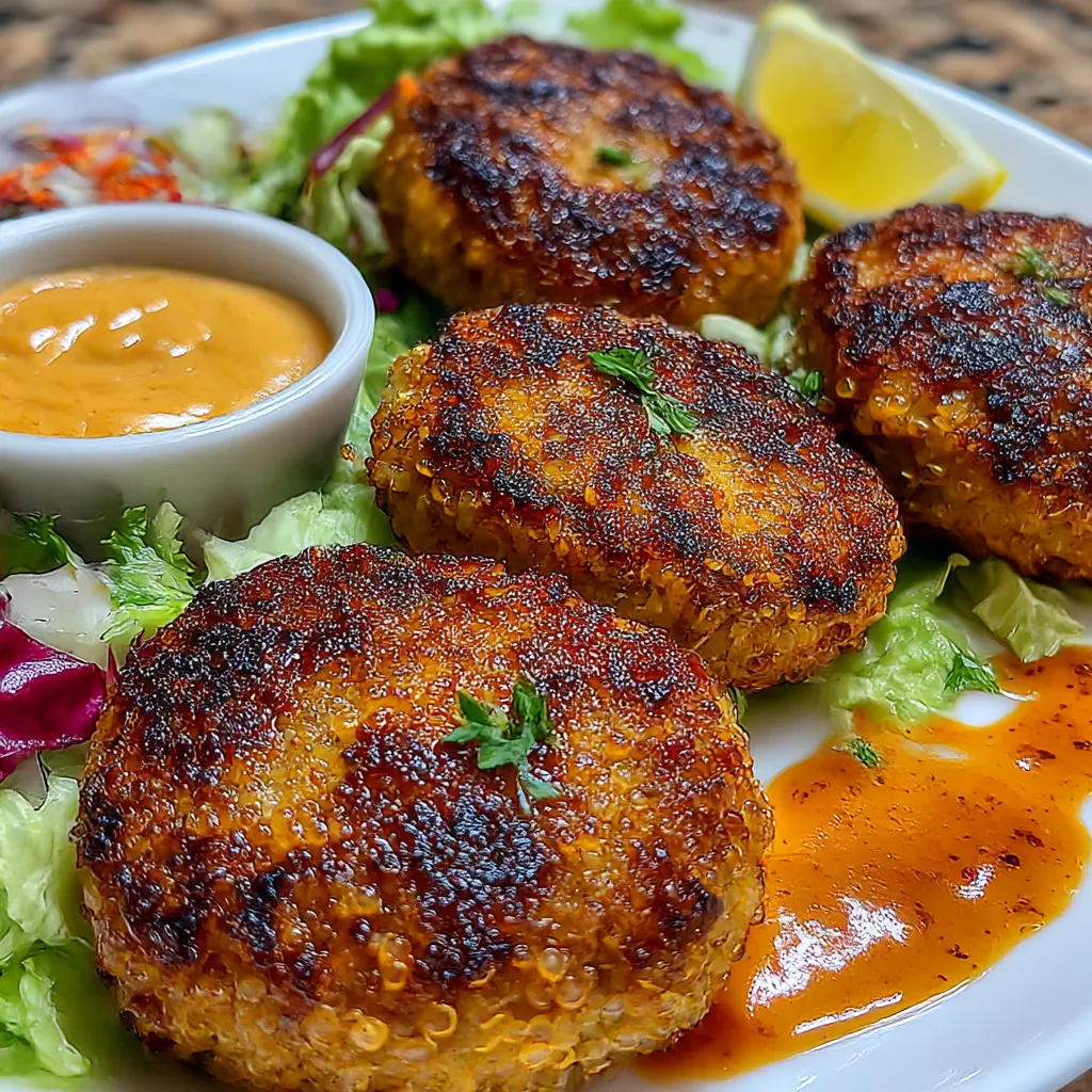 Crunchy Quinoa Veggie Patties