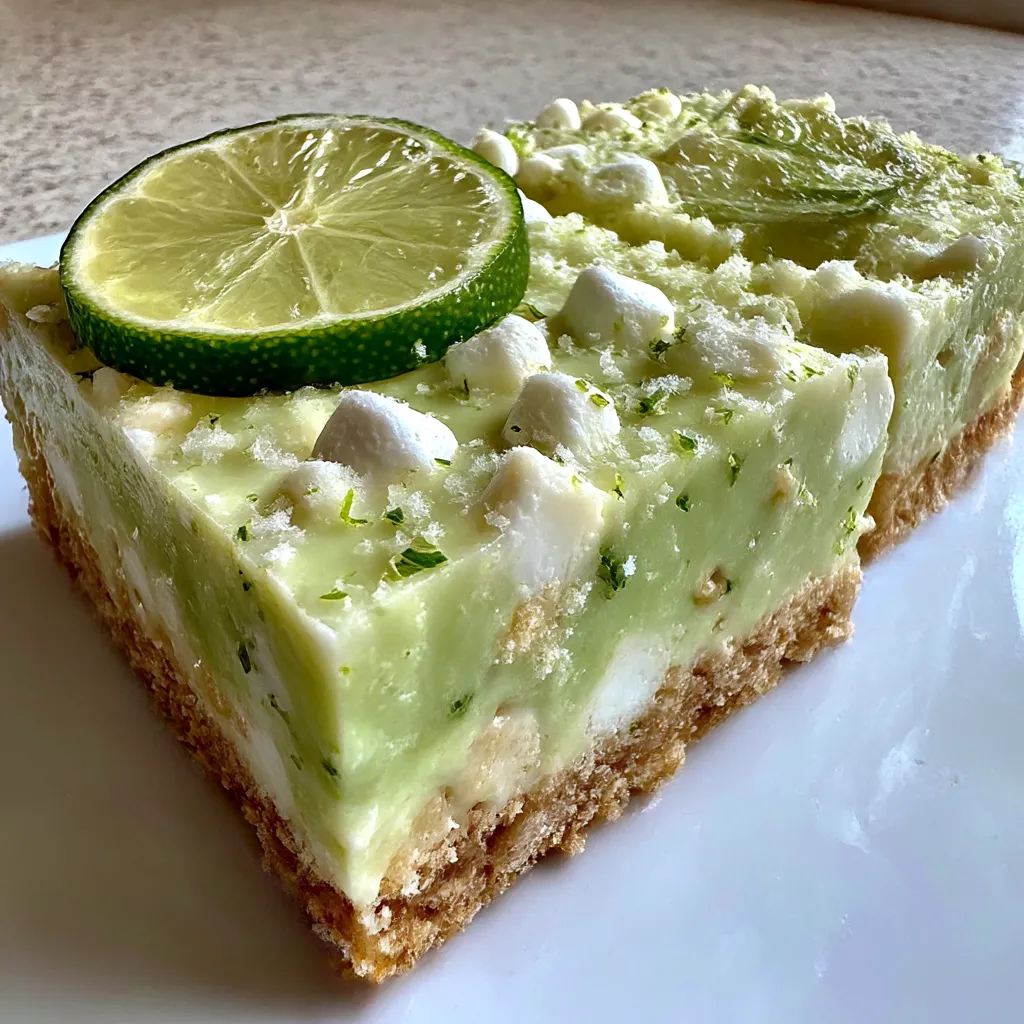 Key Lime Pie Rice Krispie Treats