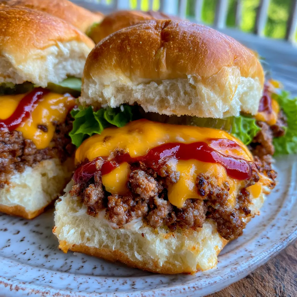 Kid-Friendly Cheeseburger Sliders