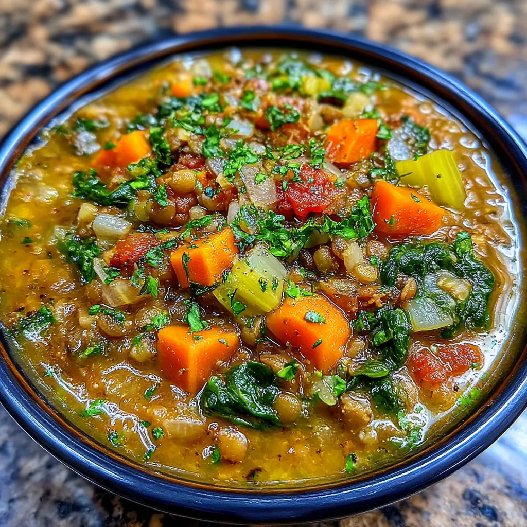 Lentil Minestrone Soup