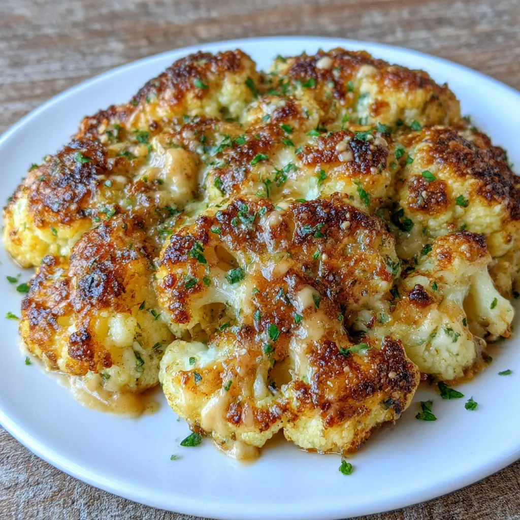 Moroccan Cauliflower with Tahini-Honey