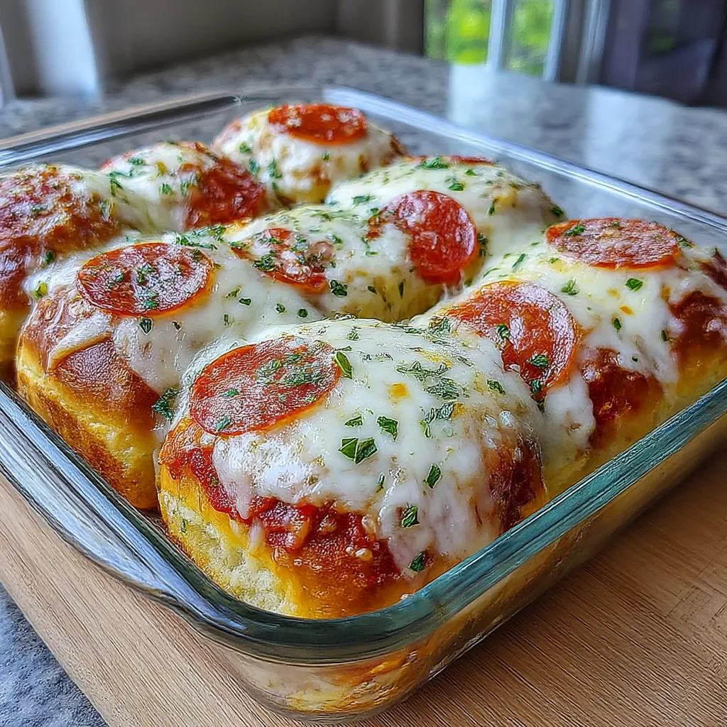 Pepperoni Pizza Sliders