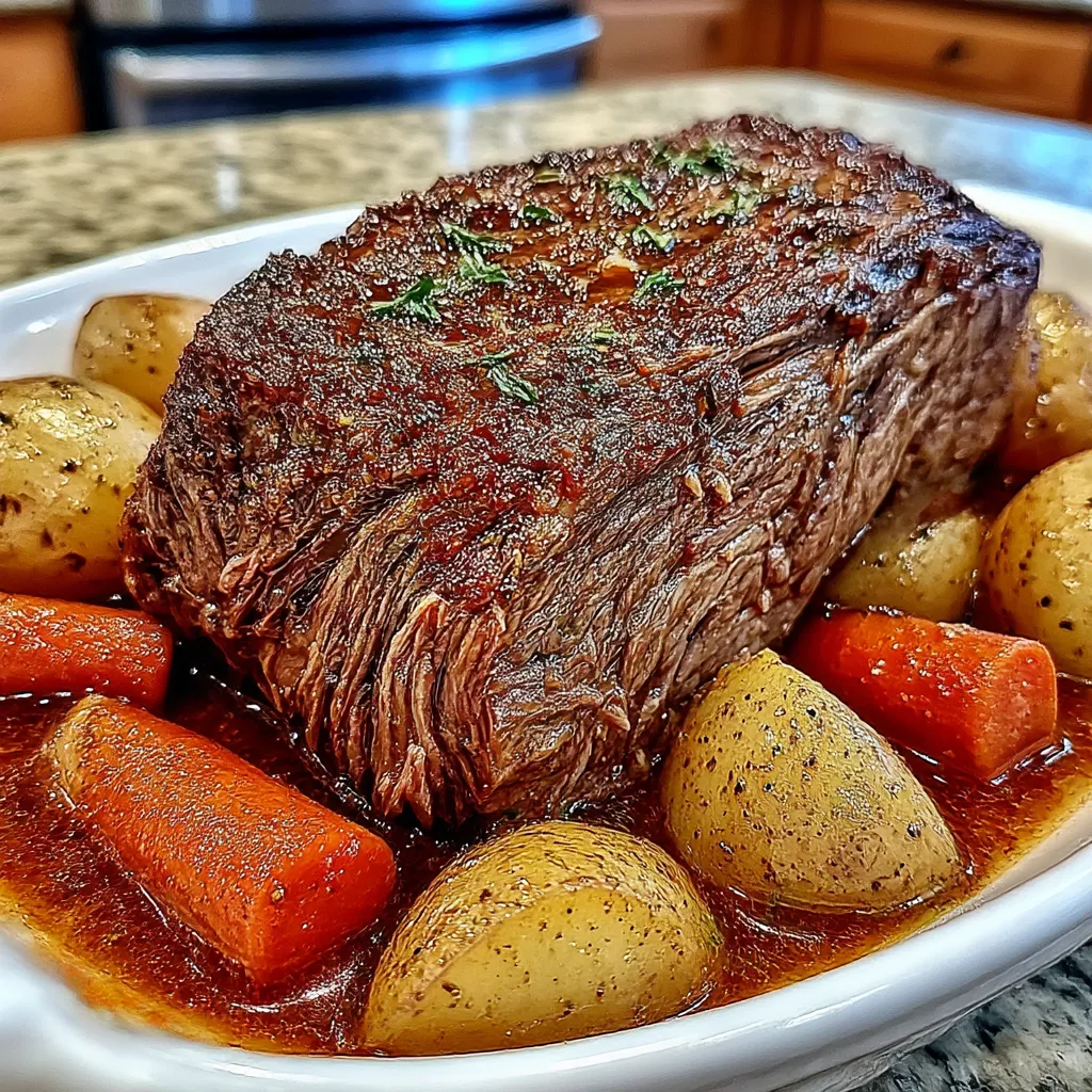 Savory Crock Pot French Onion Pot Roast for Cozy Dinners