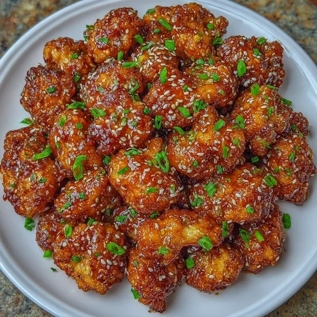 Sticky Sesame Cauliflower