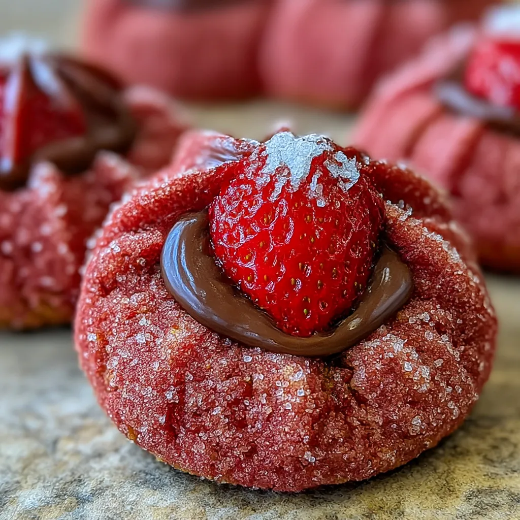 Strawberry Kiss Cookies