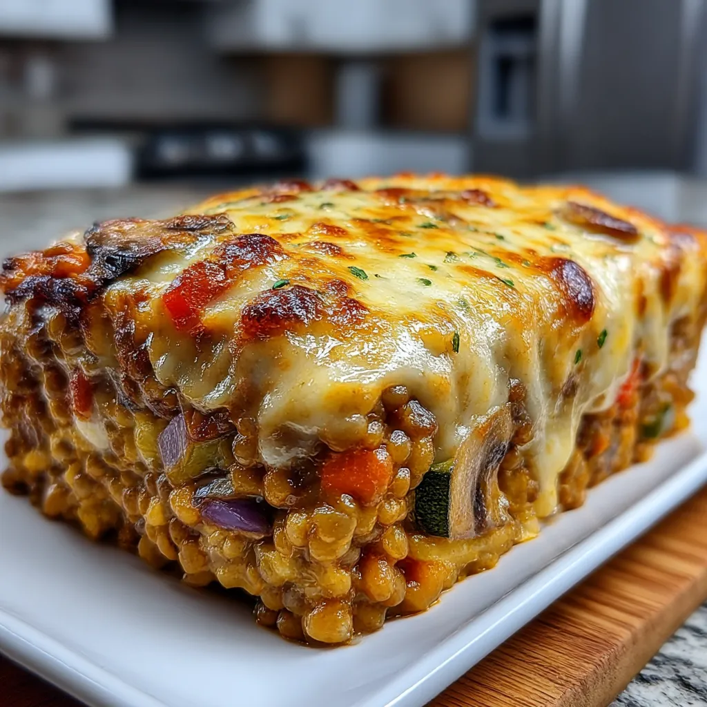 Very Veggie Lentil Bake