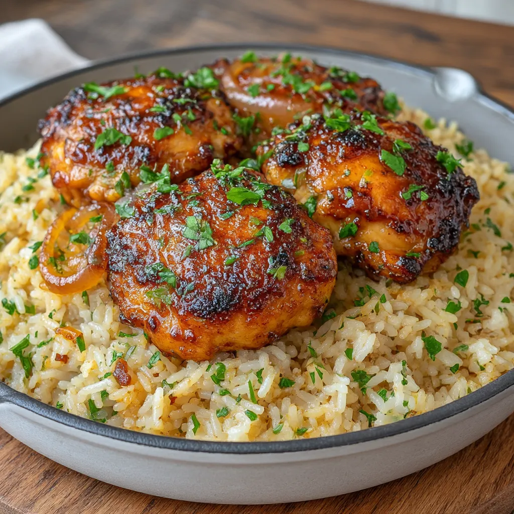 BBQ Chicken and Rice