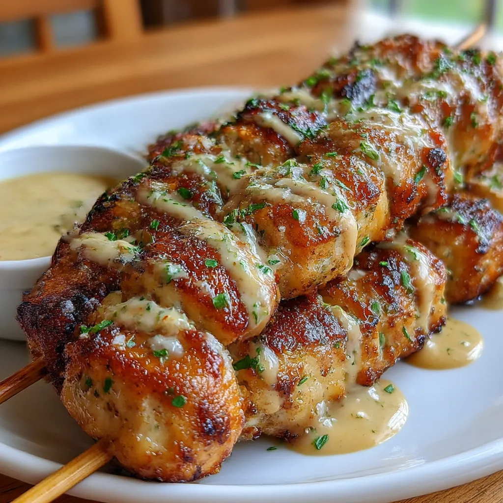 Bang Bang Chicken Skewers