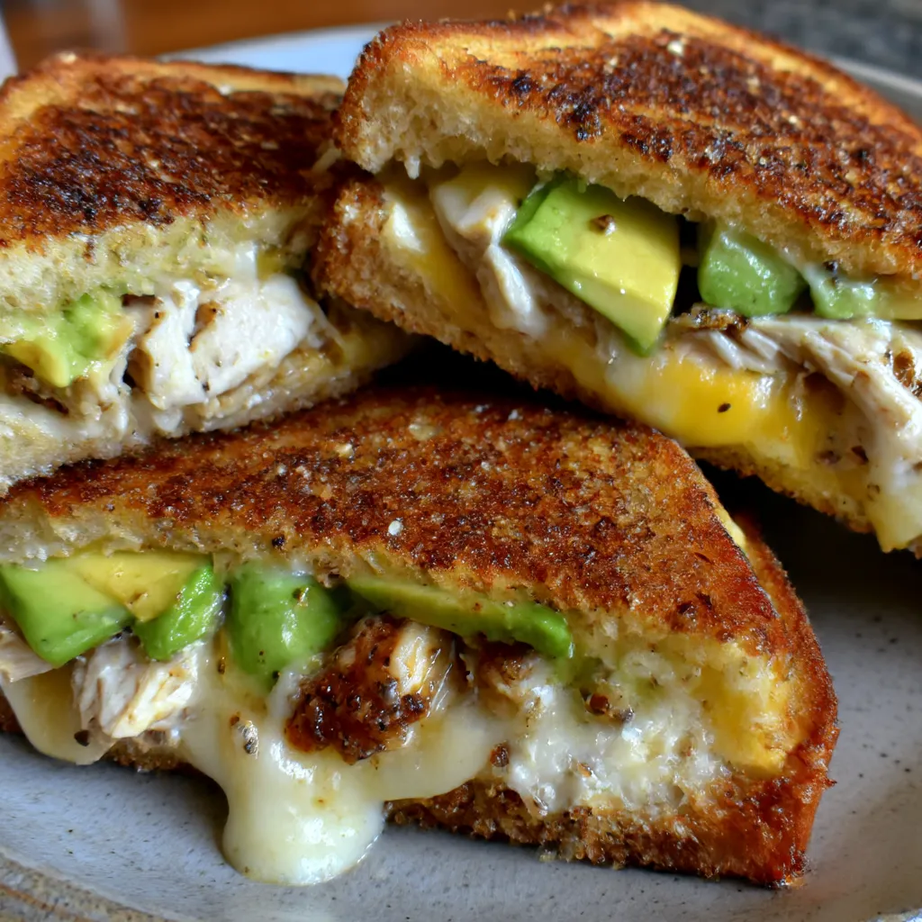 Chicken Avocado Melt Sandwich