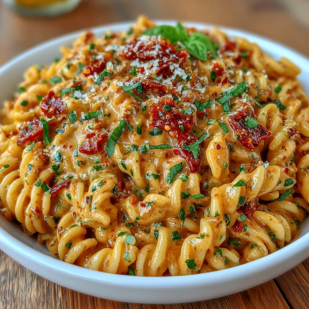 Creamy Sun-Dried Tomato Vegan Pasta