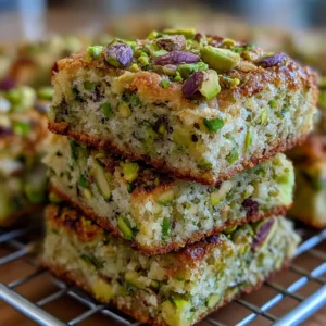 Easy Pistachio Cookie Bars