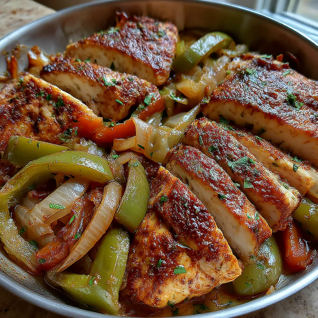 Flavorful Cajun Chicken with Sweet Bell Peppers