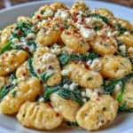 Gnocchi with Spinach and Feta