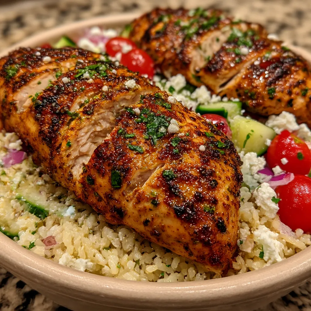 Greek Chicken Bowls