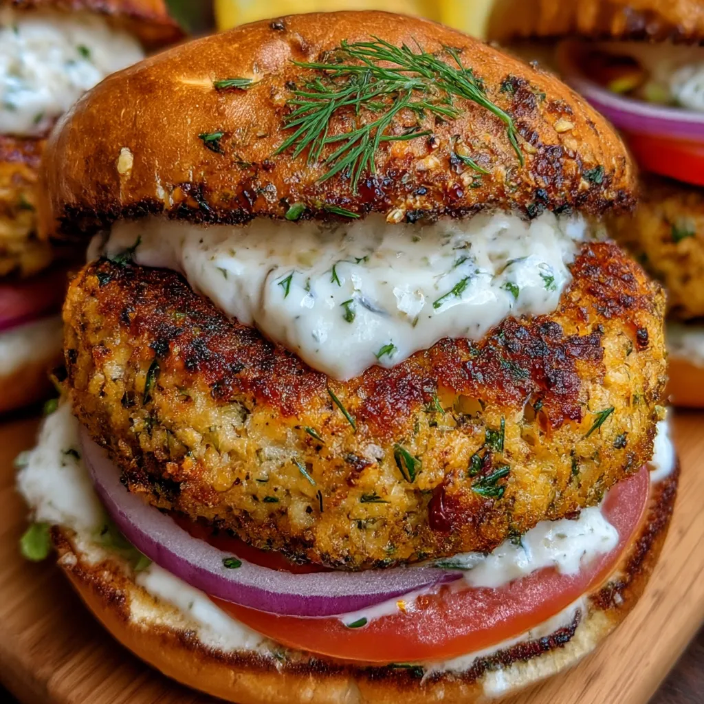 Greek Chicken Burgers with Tzatziki Sauce