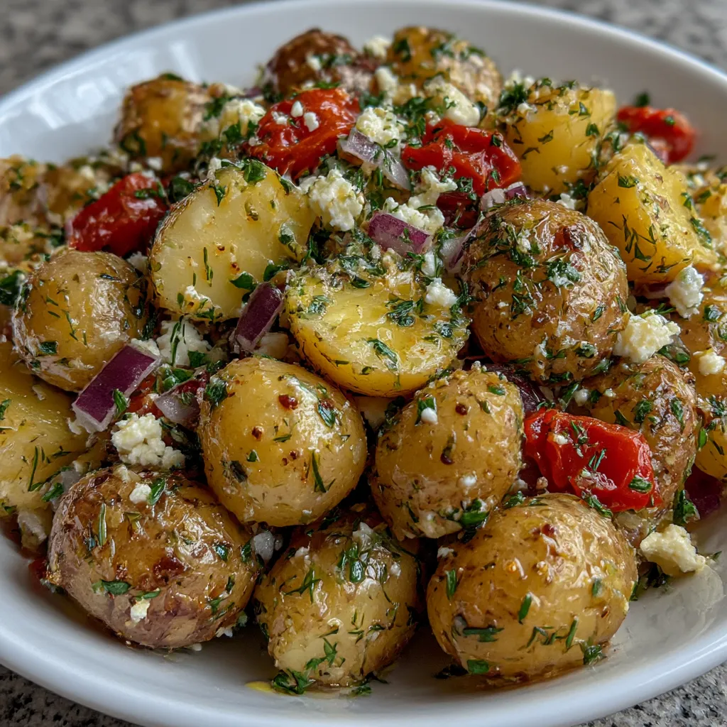 Homemade Greek Potato Salad