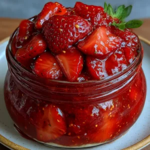 Homemade Strawberry Sauce