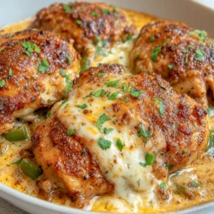 One-Pan Keto Pollo con Queso