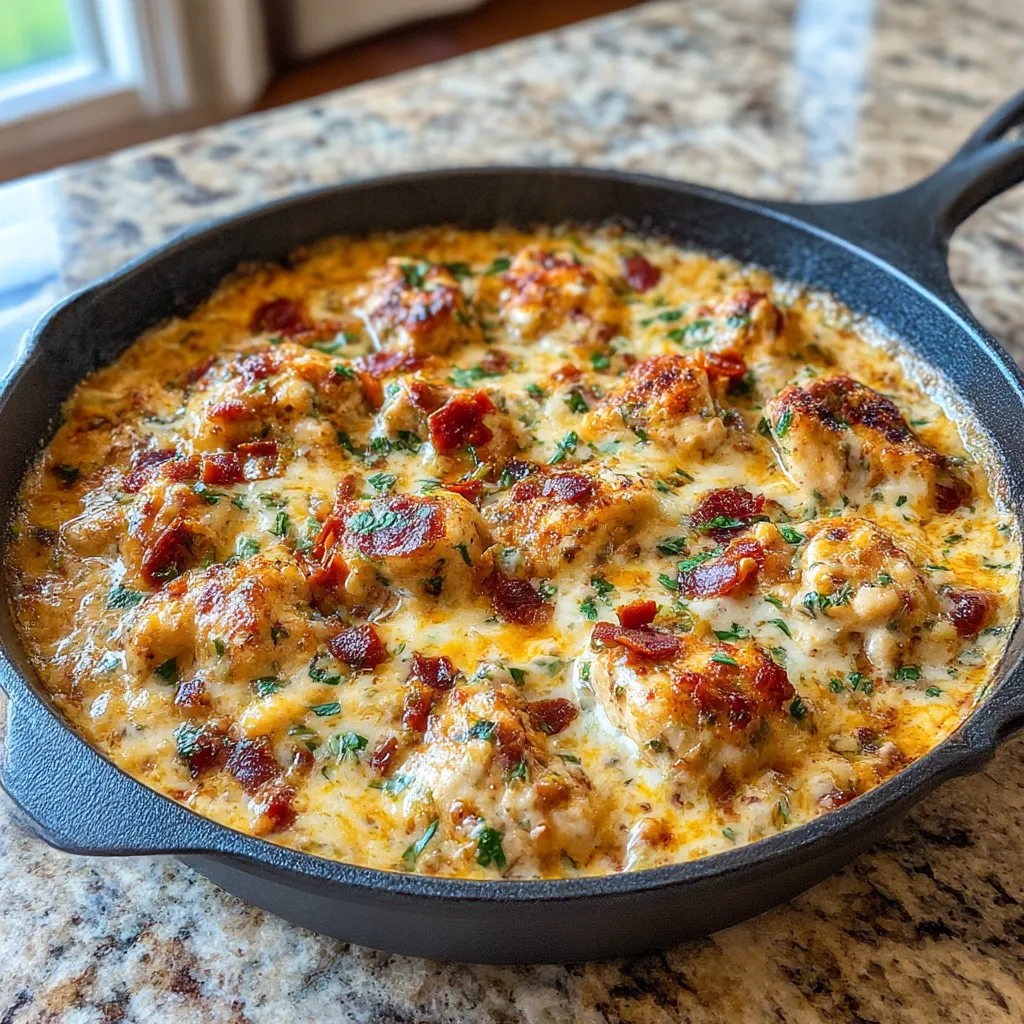 One-Pan Keto Pollo con Queso