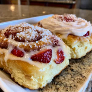 Strawberry Cinnamon Rolls