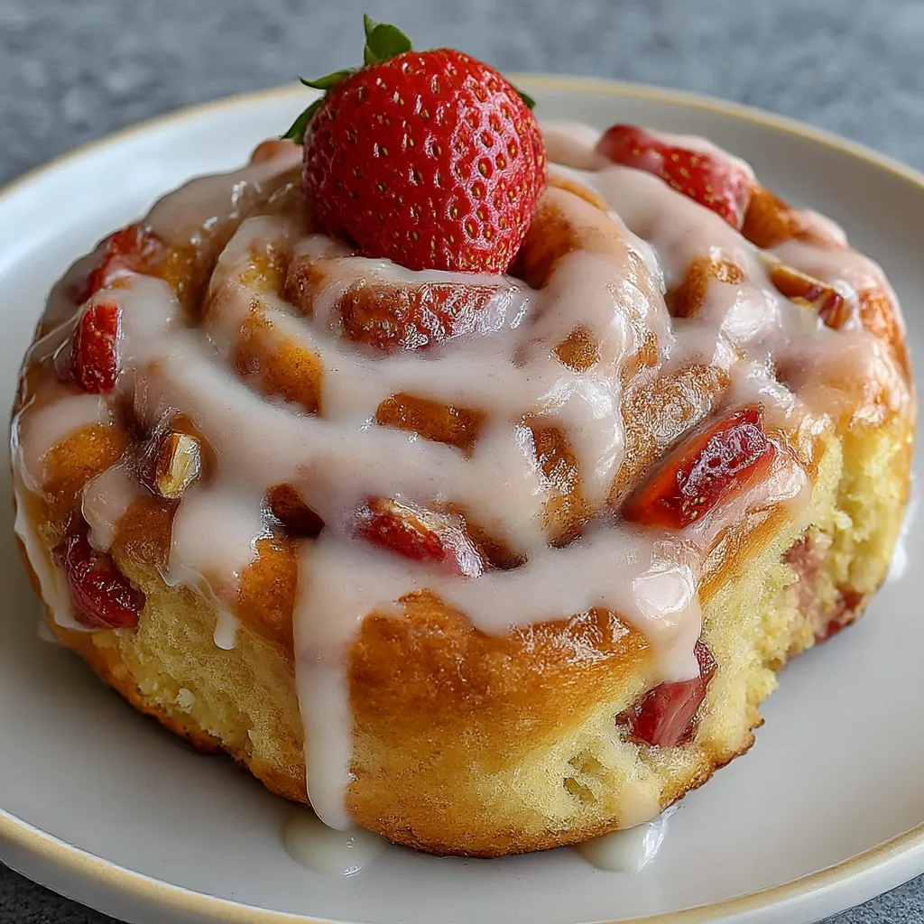 Strawberry Cinnamon Rolls