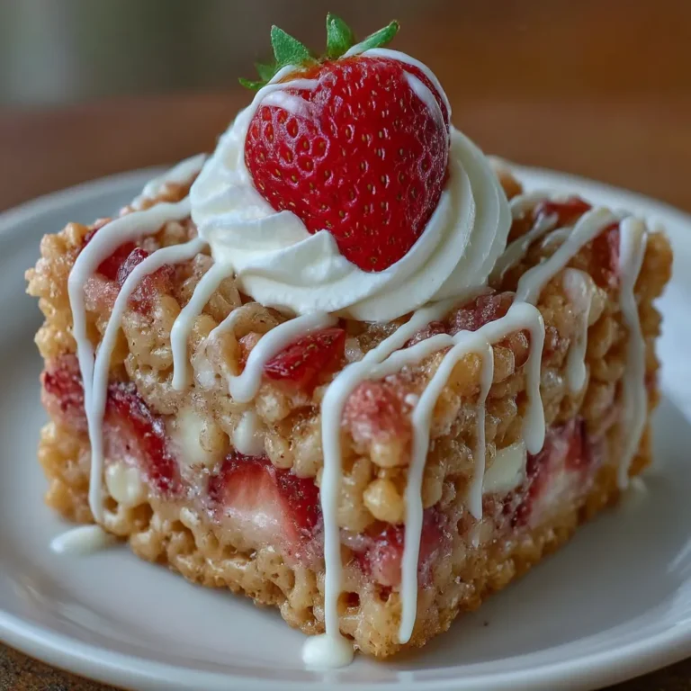 Strawberry Crunch Rice Krispie Treats 1