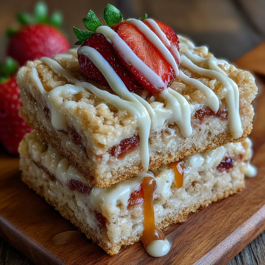 Strawberry Crunch Rice Krispie Treats