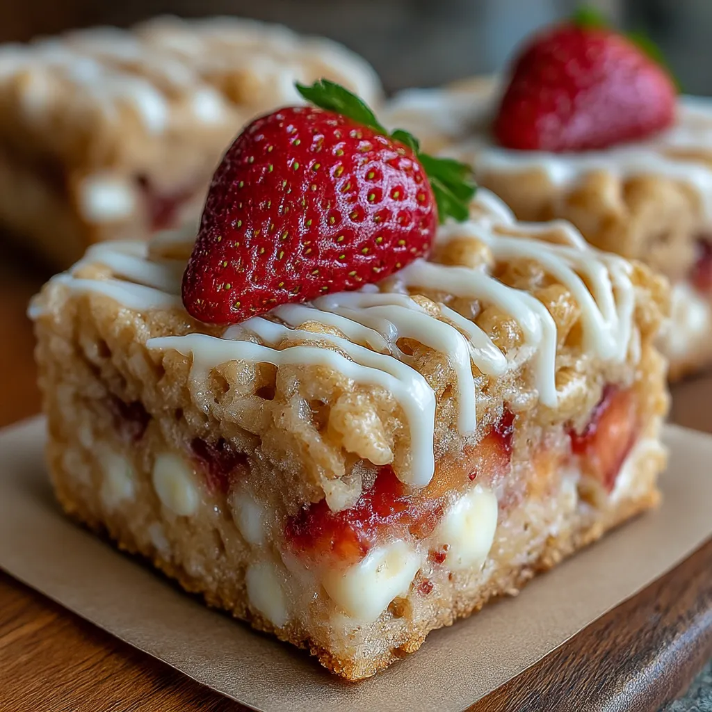 Strawberry Crunch Rice Krispie Treats