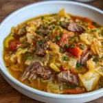 Cabbage Soup with Smoked Beef