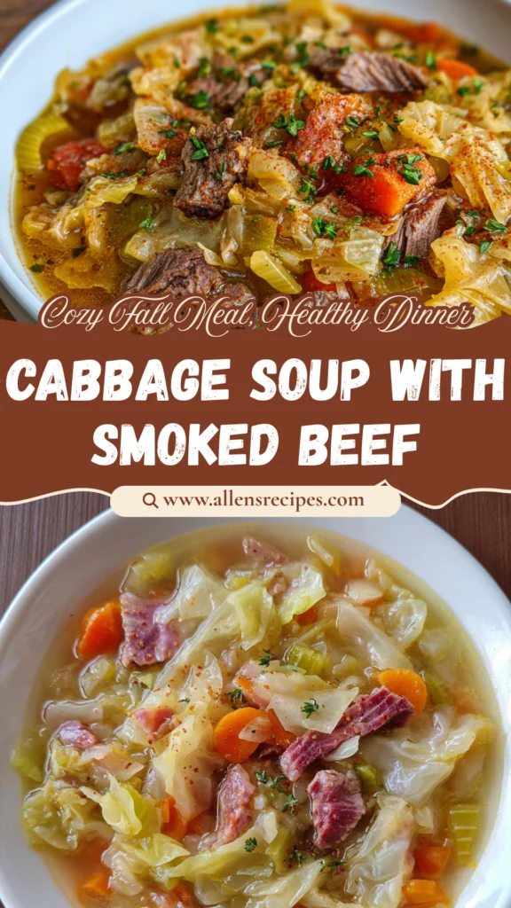 Cabbage Soup with Smoked Beef
