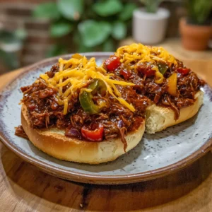 Cajun Smoked Beef Sloppy Joes