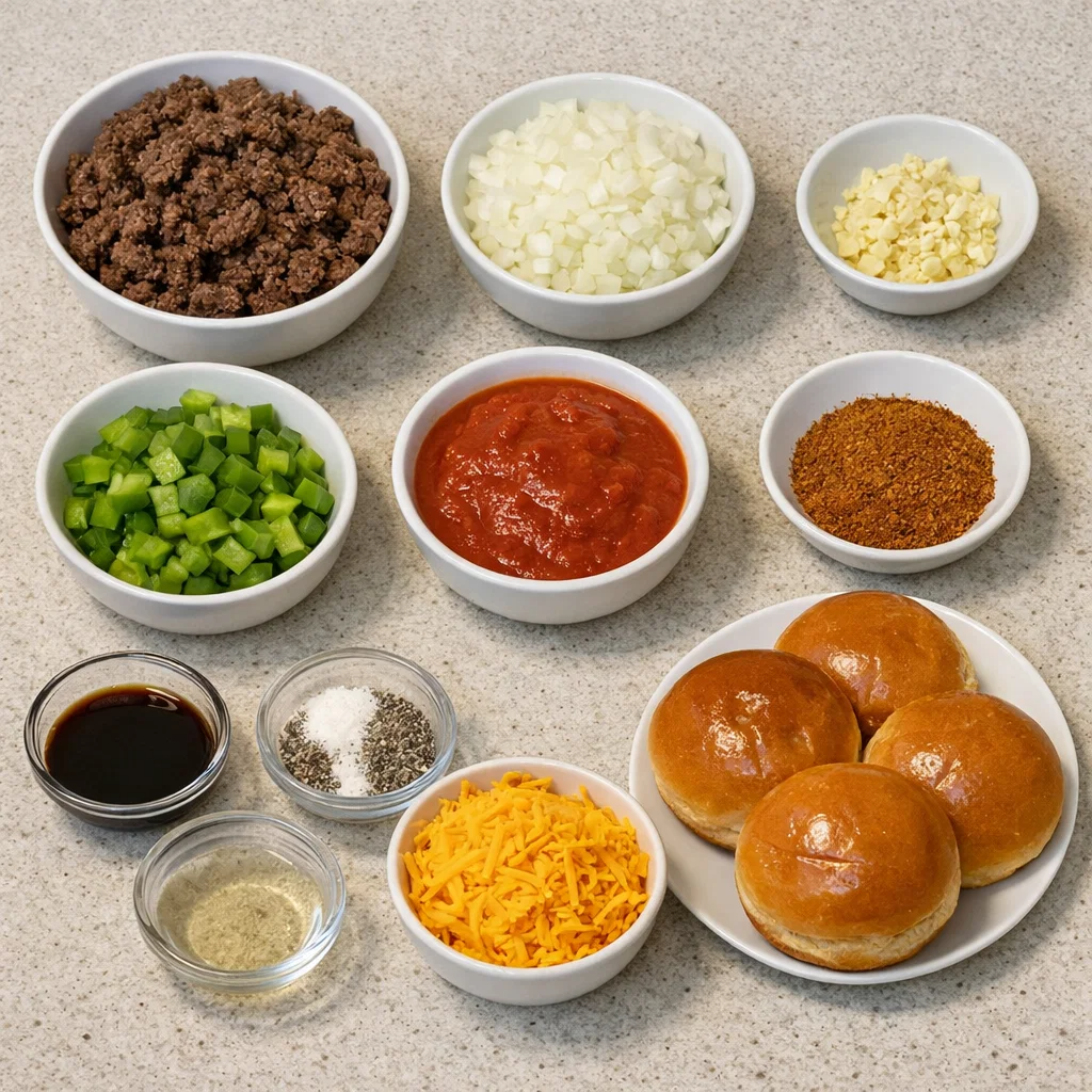 Cajun Smoked Beef Sloppy Joes