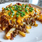 Cheeseburger French Fry Casserole