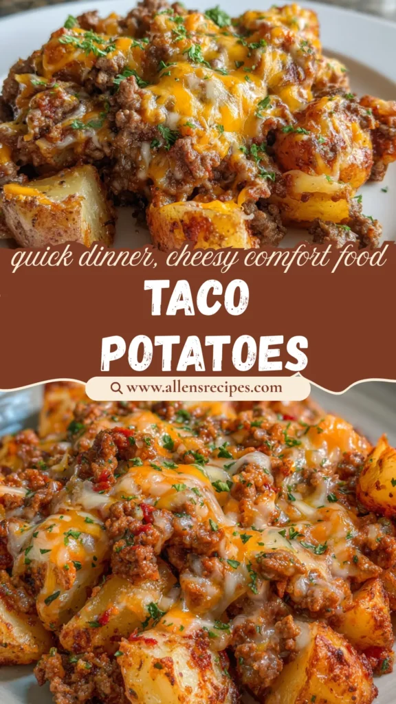 Cheesy Taco Potatoes