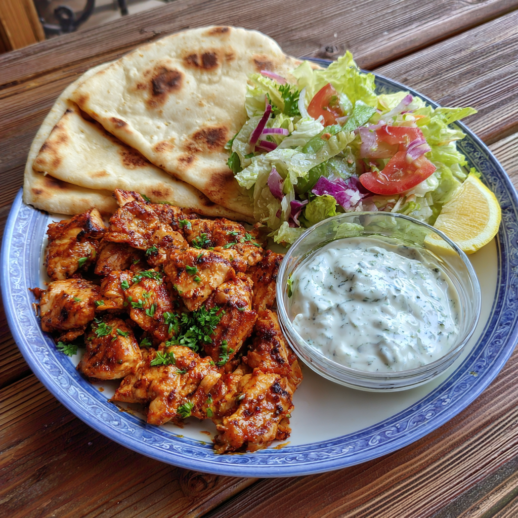Chicken Shawarma with Garlic Sauce