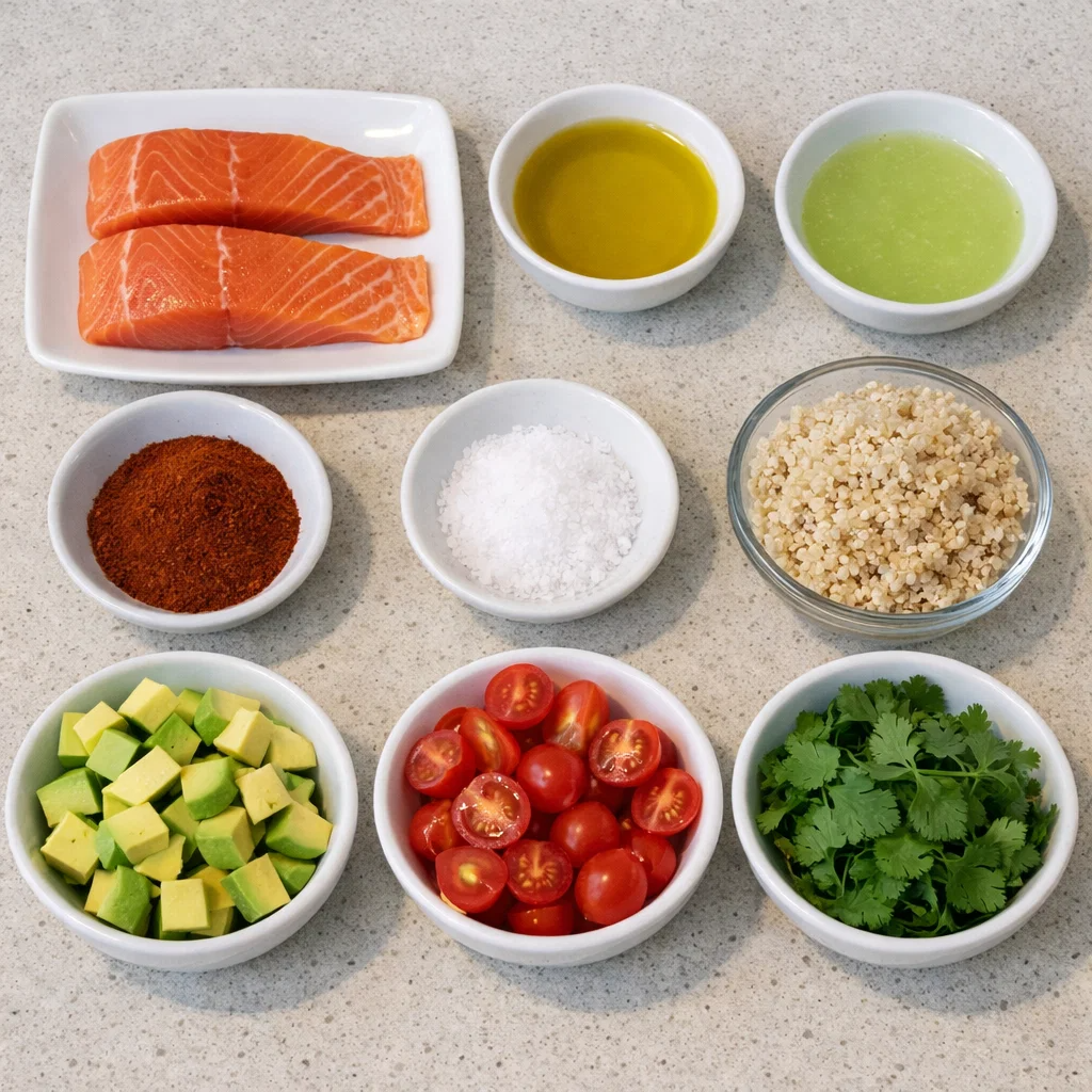 Chili Lime Salmon Bowls 1