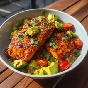 Chili Lime Salmon Bowls