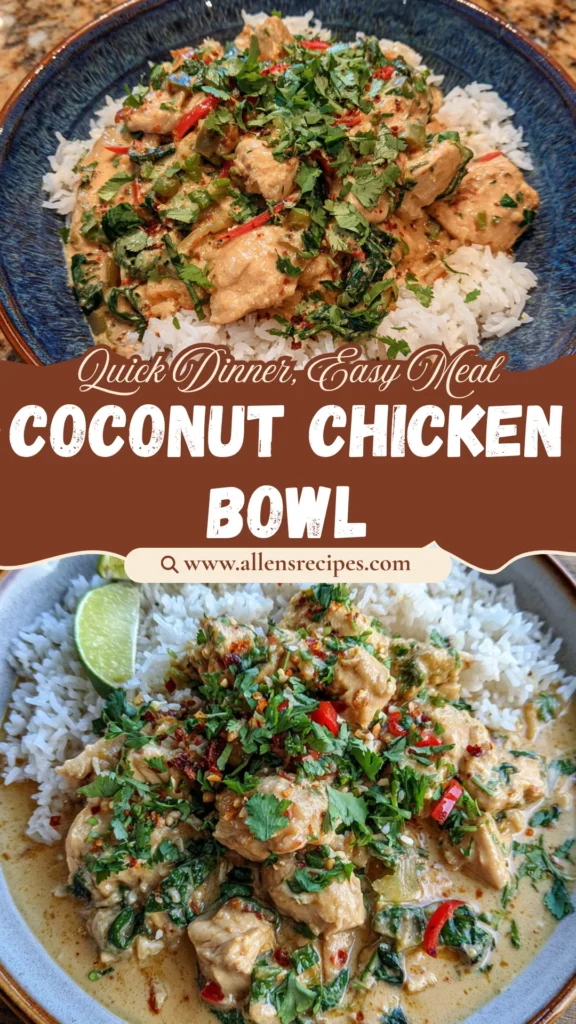Coconut Chicken Rice Bowl