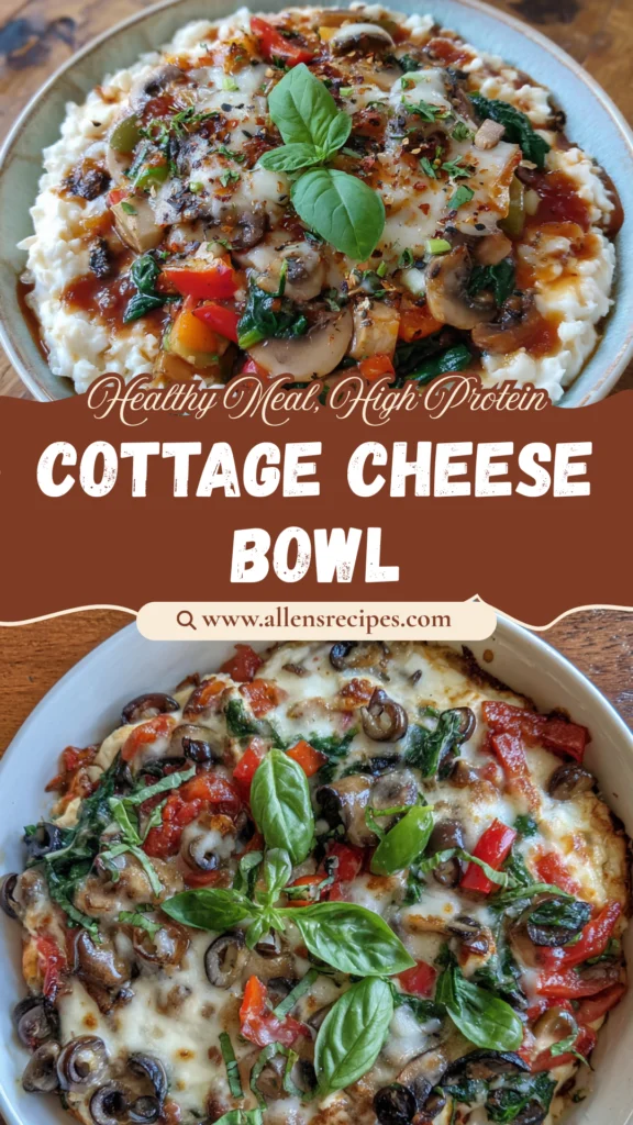 Cottage Cheese Pizza Bowl