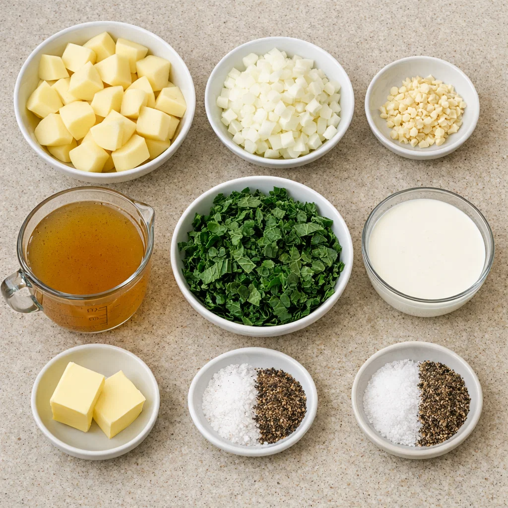 Creamy Potato Kale Soup