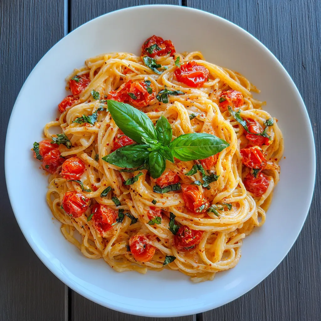 Creamy Tomato Garlic Pasta