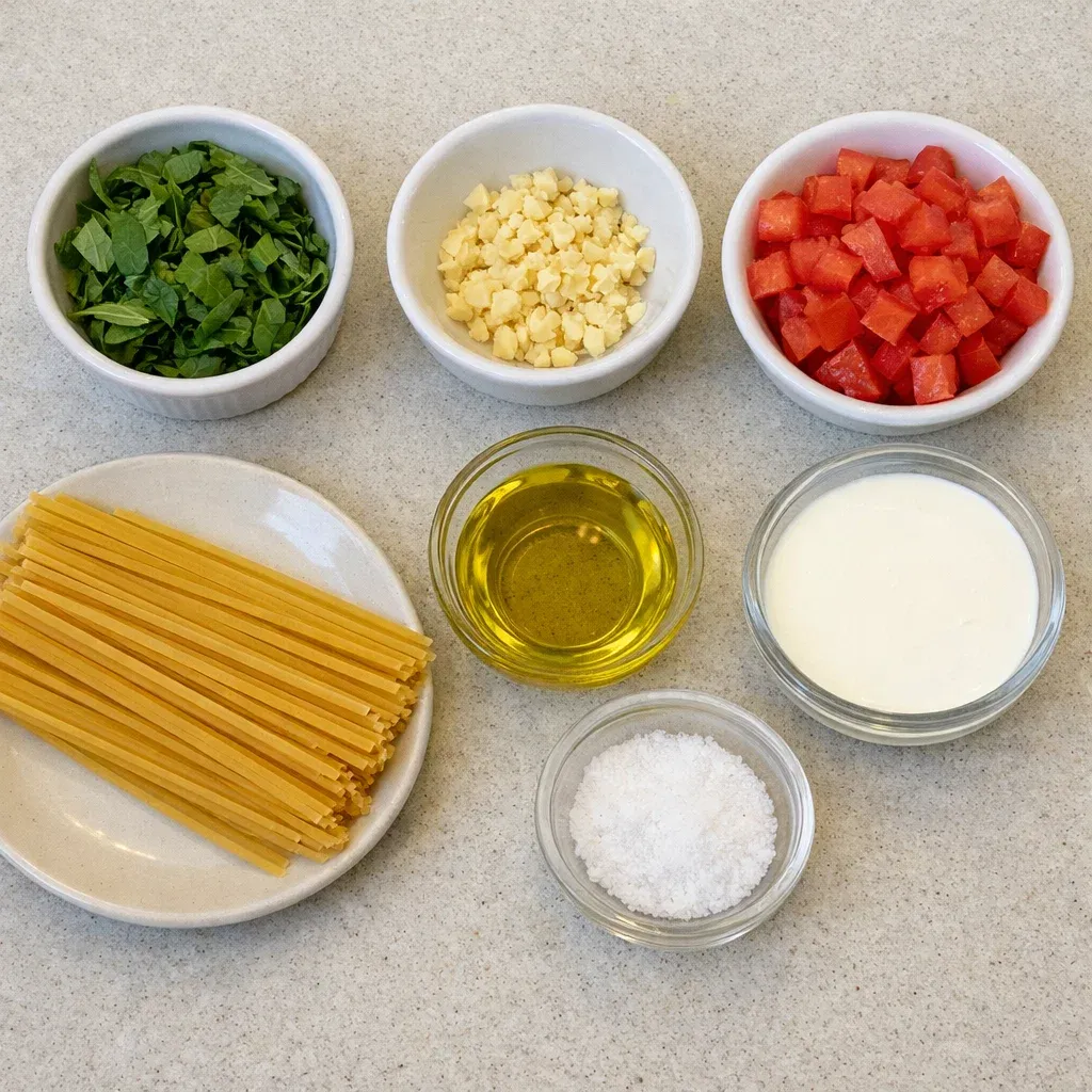 Creamy Tomato Garlic Pasta