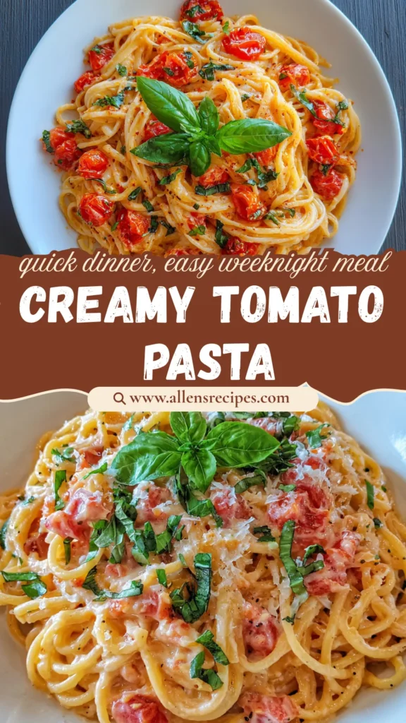 Creamy Tomato Garlic Pasta