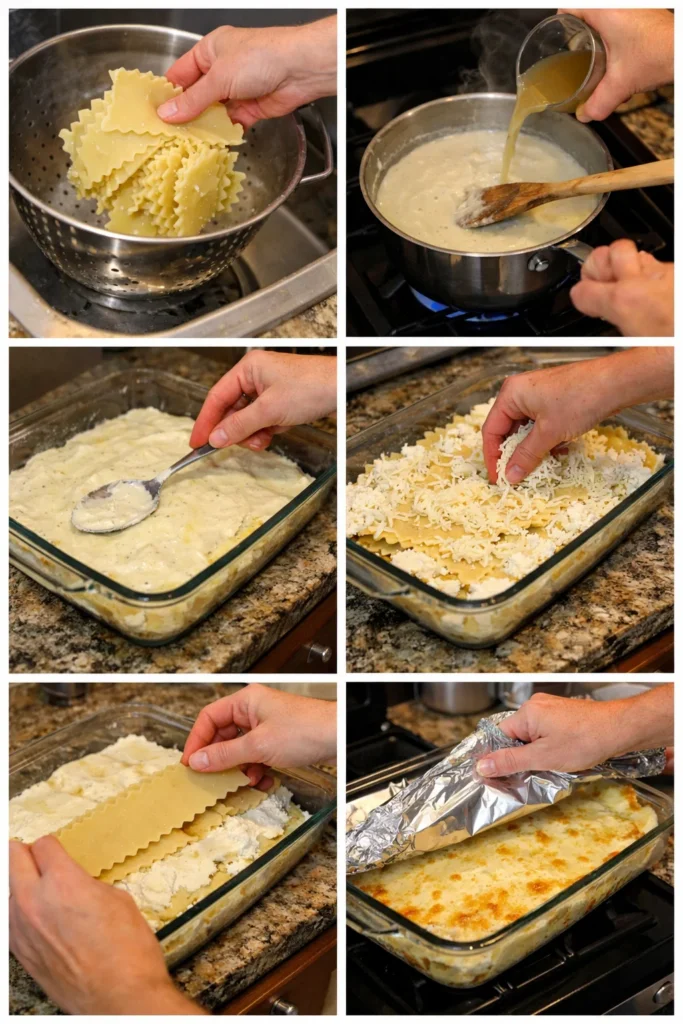 Creamy White Lasagna Delight