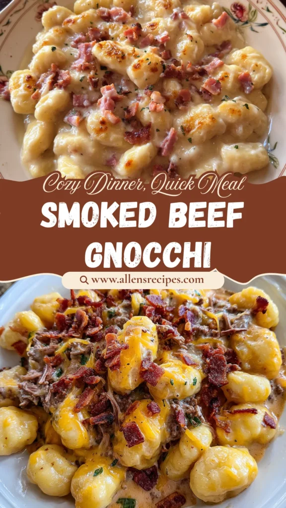 Creamy Smoked Beef Gnocchi