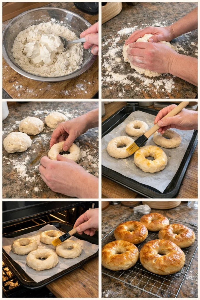 Greek Yogurt Bagels