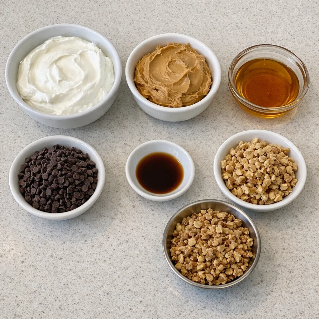 High Protein Frozen Peanut Butter Greek Yogurt Bites